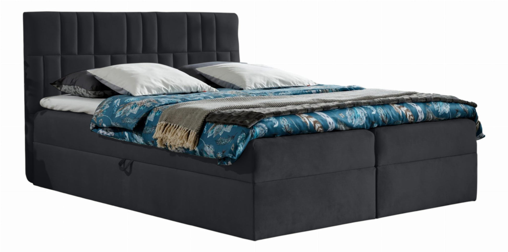 Boxspring Hamburg Bed - Where Comfort Meets Modern Design