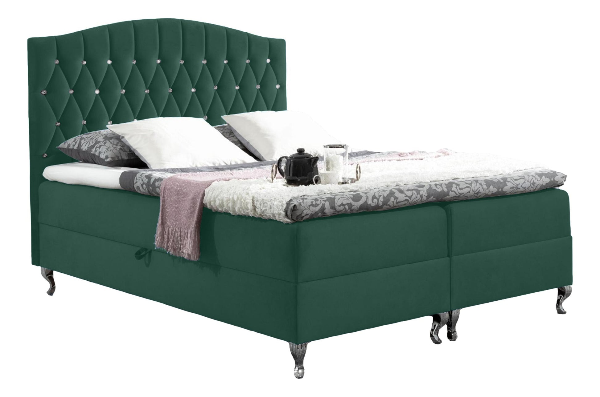 Boxspring Moscow Bed - Timeless Elegance with Ultimate Comfort