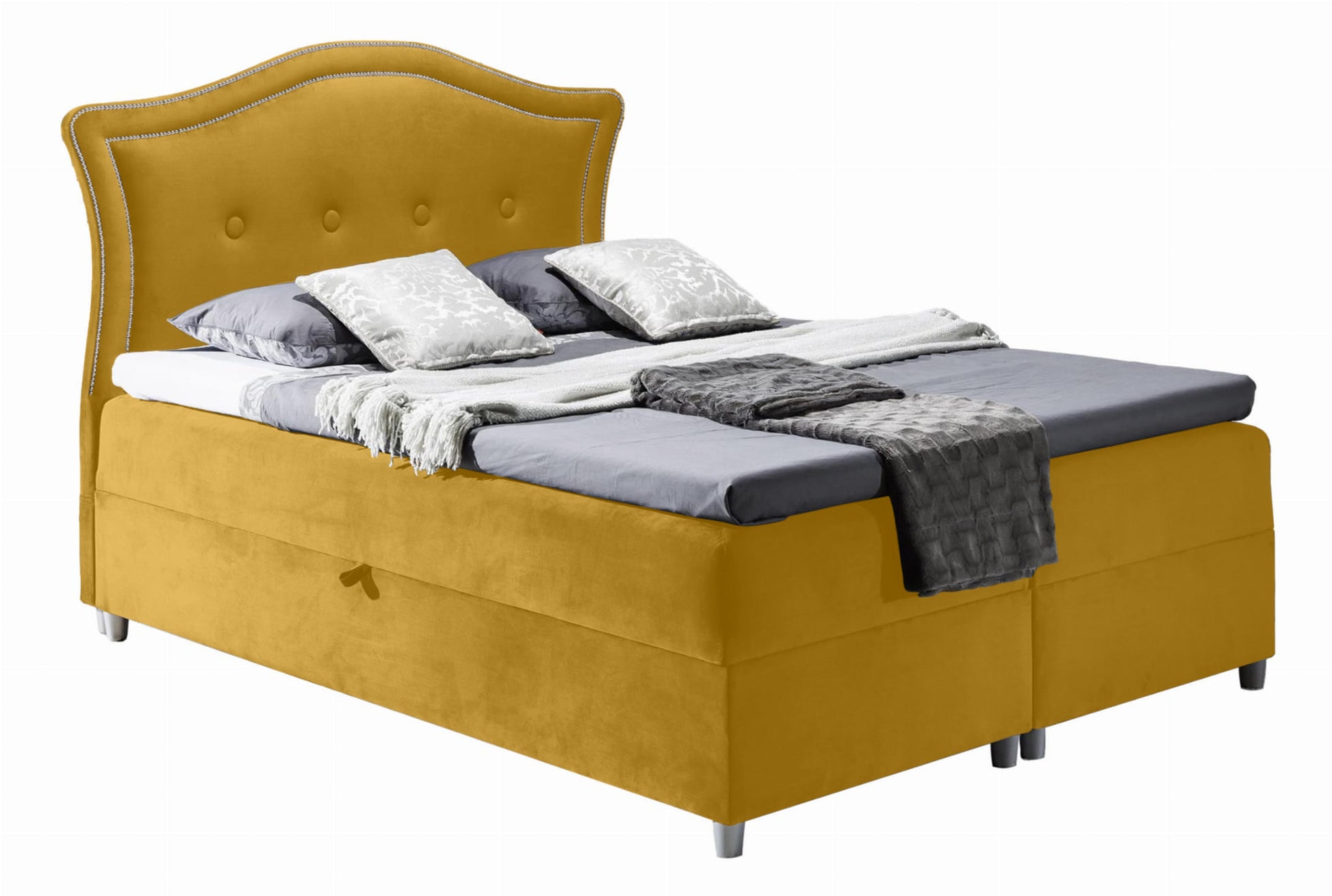 Boxspring Bucharest Bed - Luxury Comfort & Stylish Design