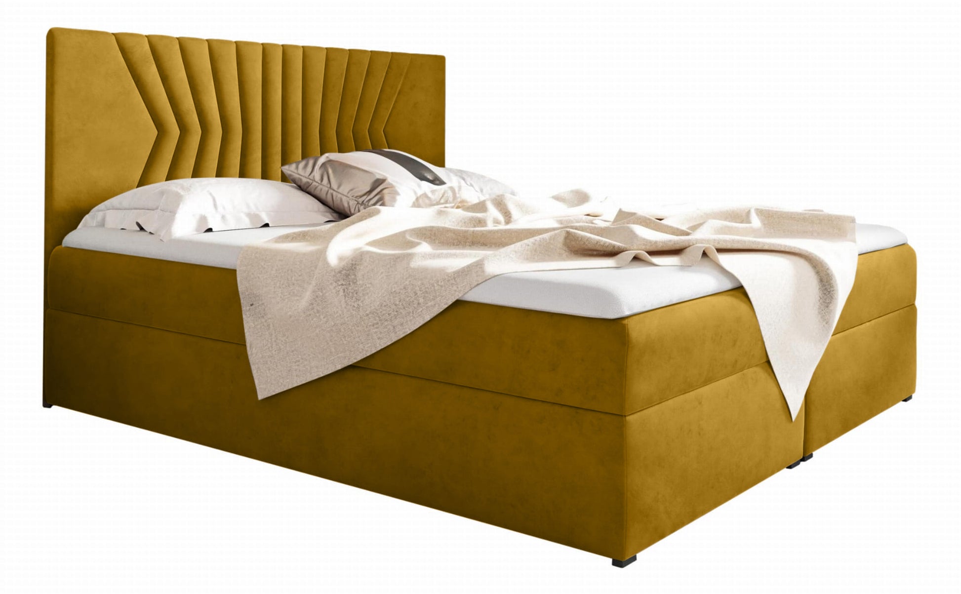 Boxspring Cologne Bed - Elevate Your Bedroom with Elegant Design