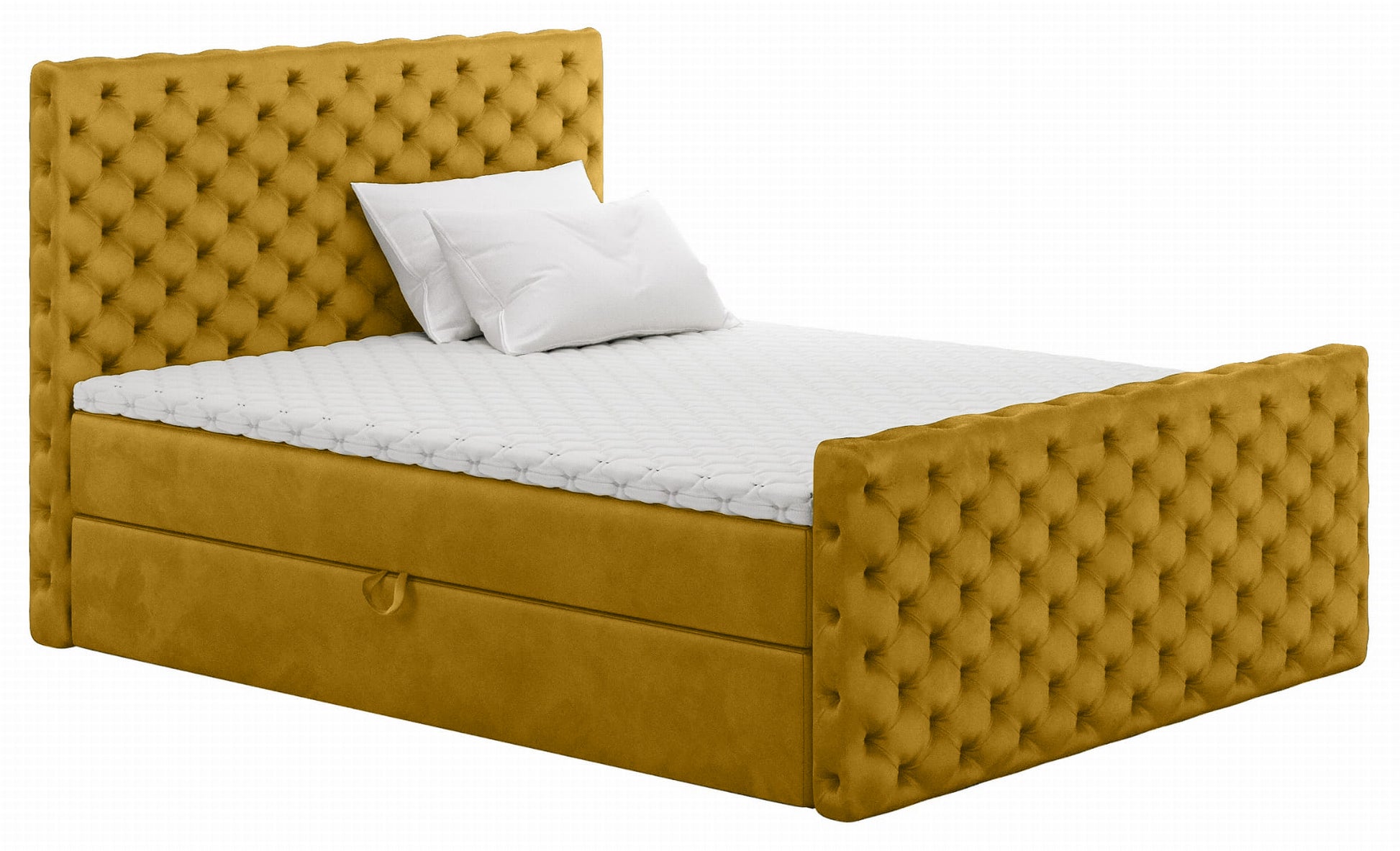 Boxspring Palermo Bed - Italian Style Meets Luxurious Comfort