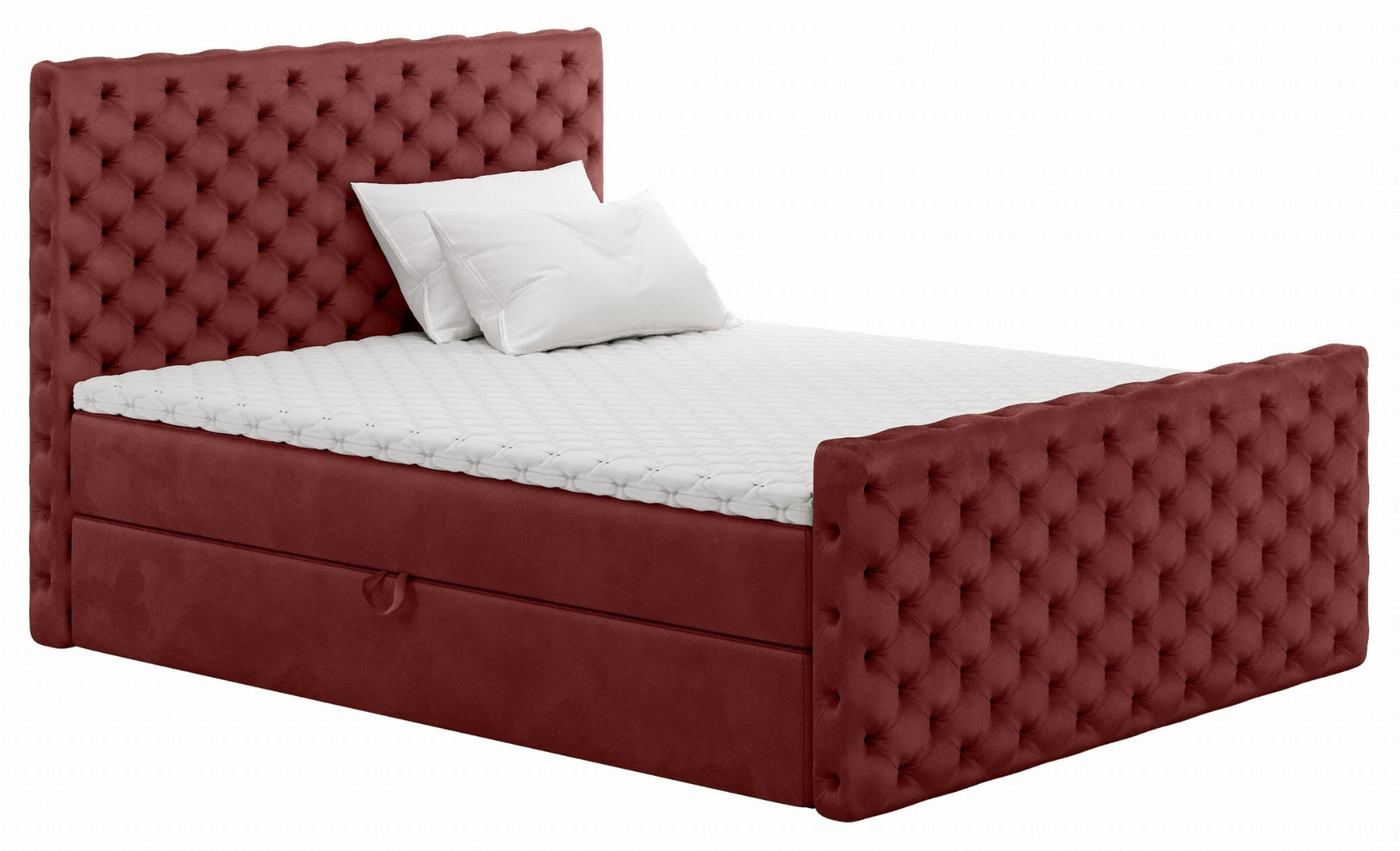 Boxspring Palermo Bed - Italian Style Meets Luxurious Comfort