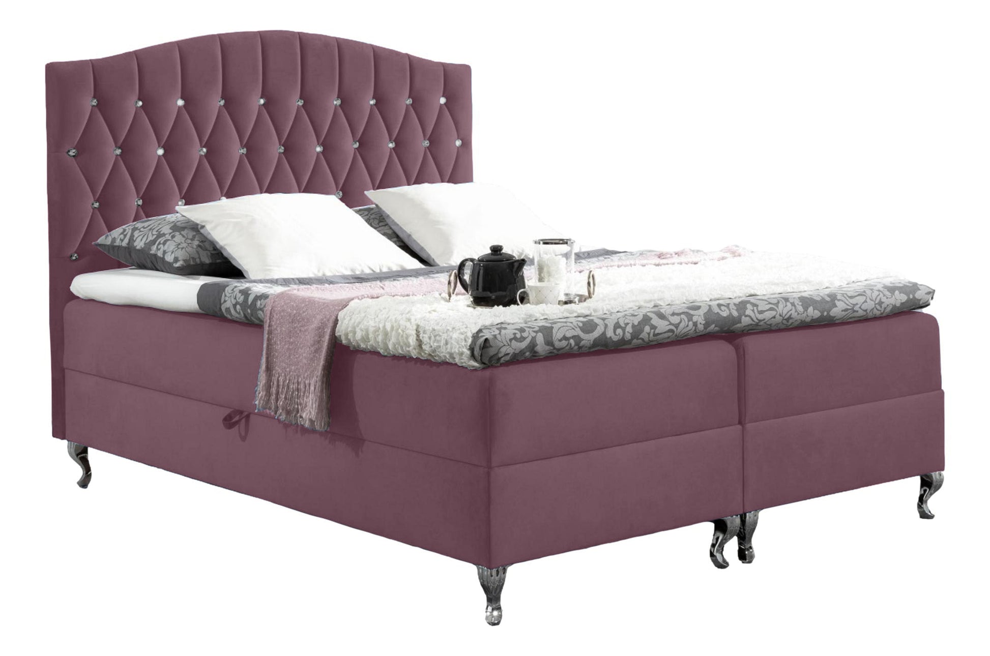 Boxspring Moscow Bed - Timeless Elegance with Ultimate Comfort