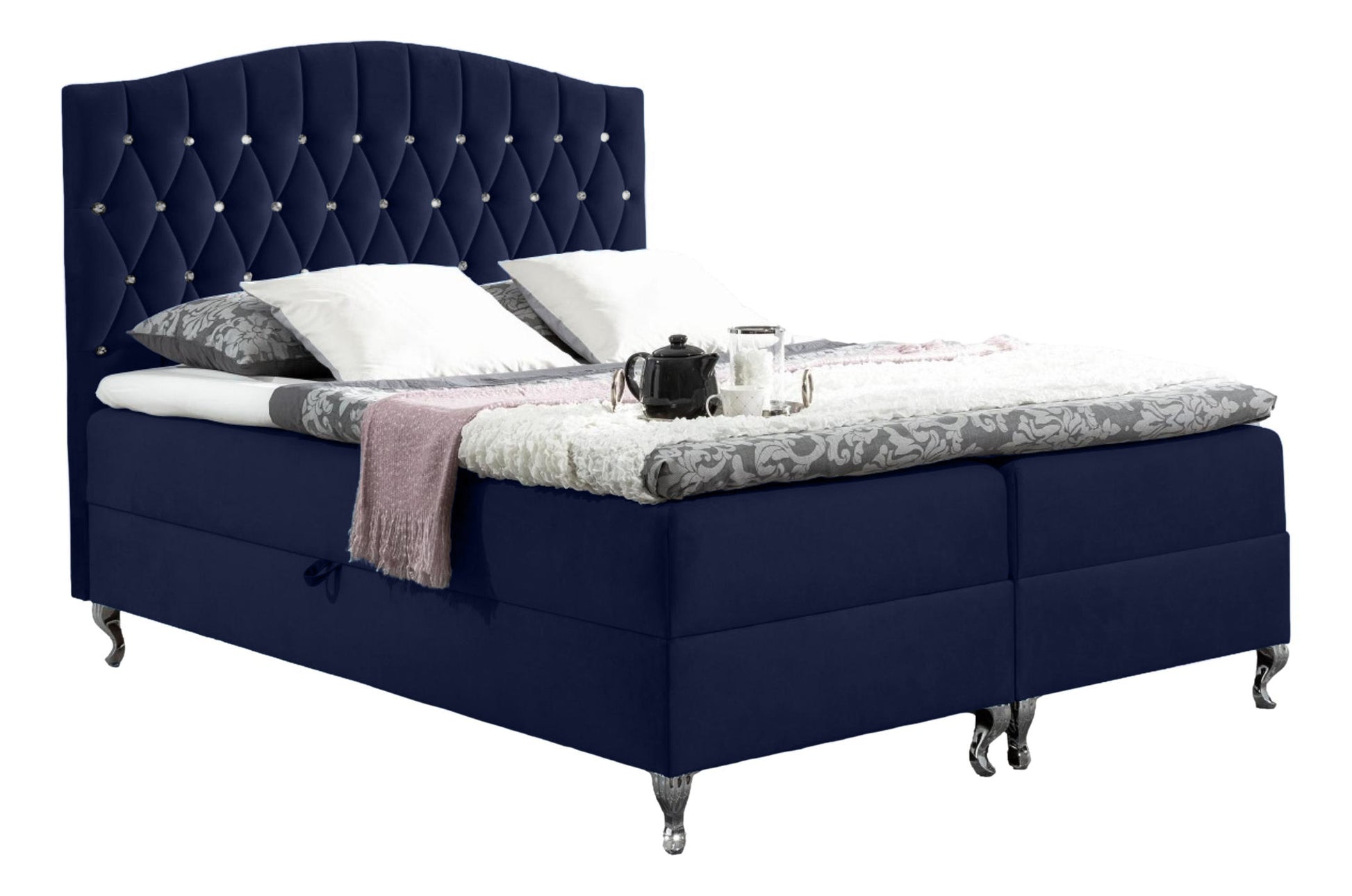 Boxspring Moscow Bed - Timeless Elegance with Ultimate Comfort