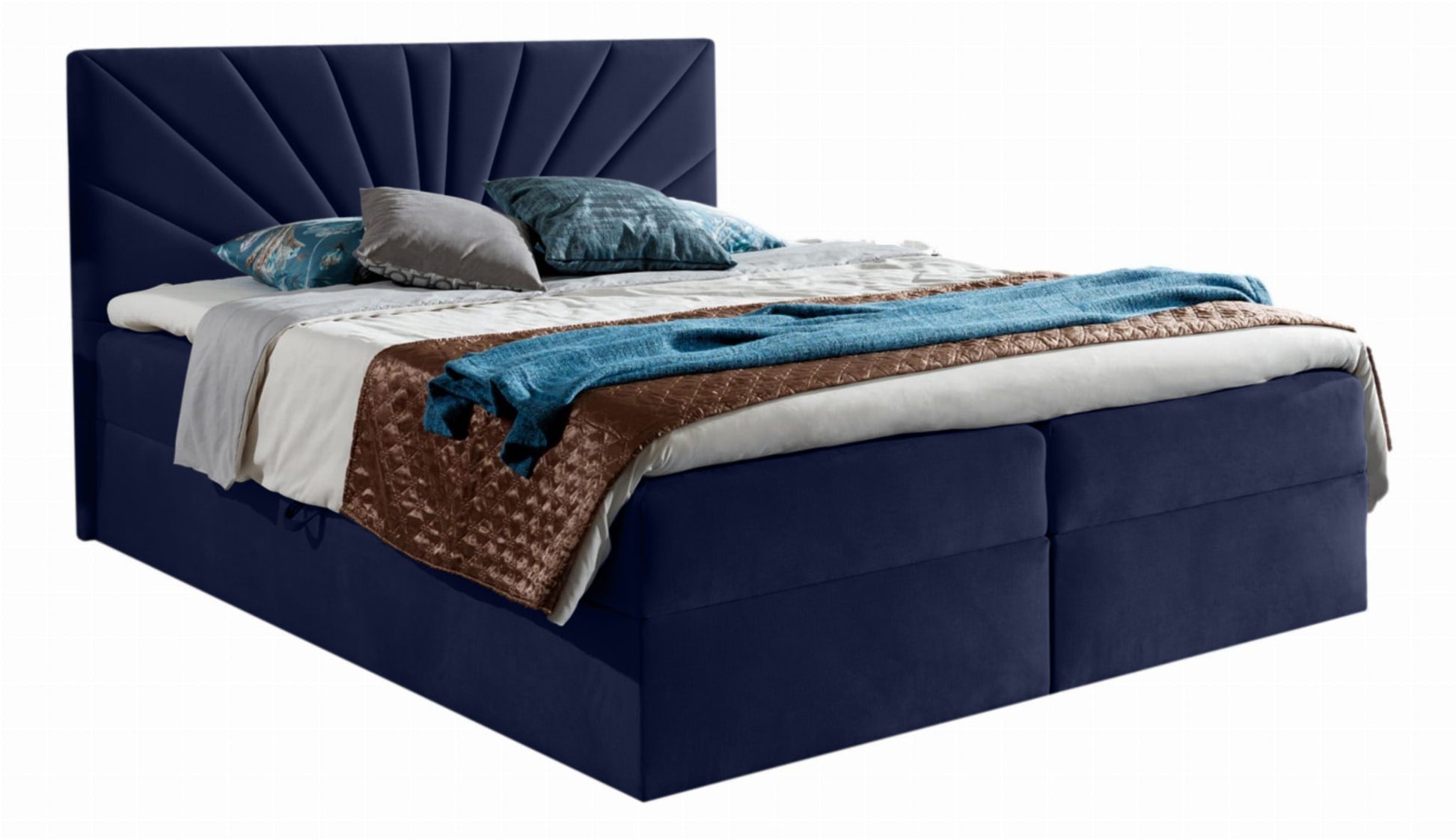 Boxspring Palma Bed - Mediterranean Elegance with Ultimate Comfort