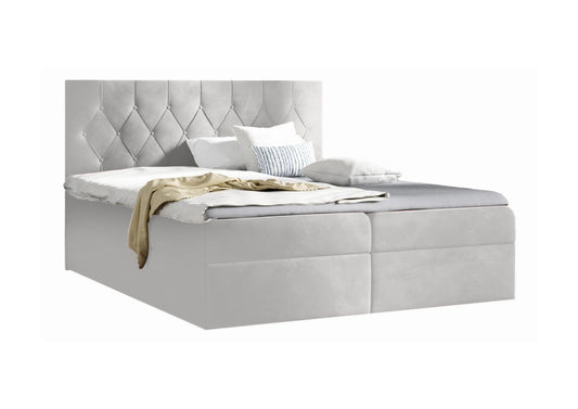 Boxspring Cancun Bed - Tropical Elegance & Premium Comfort