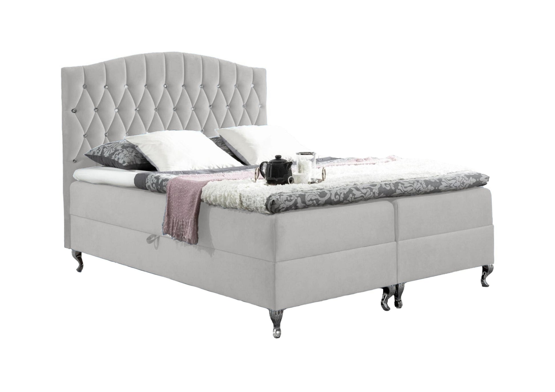 Boxspring Moscow Bed - Timeless Elegance with Ultimate Comfort