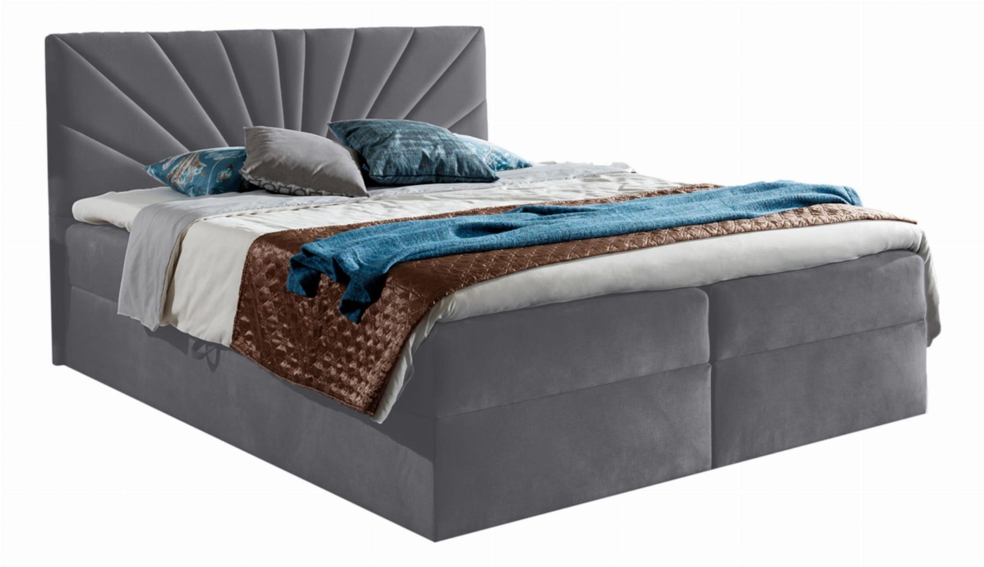 Boxspring Palma Bed - Mediterranean Elegance with Ultimate Comfort