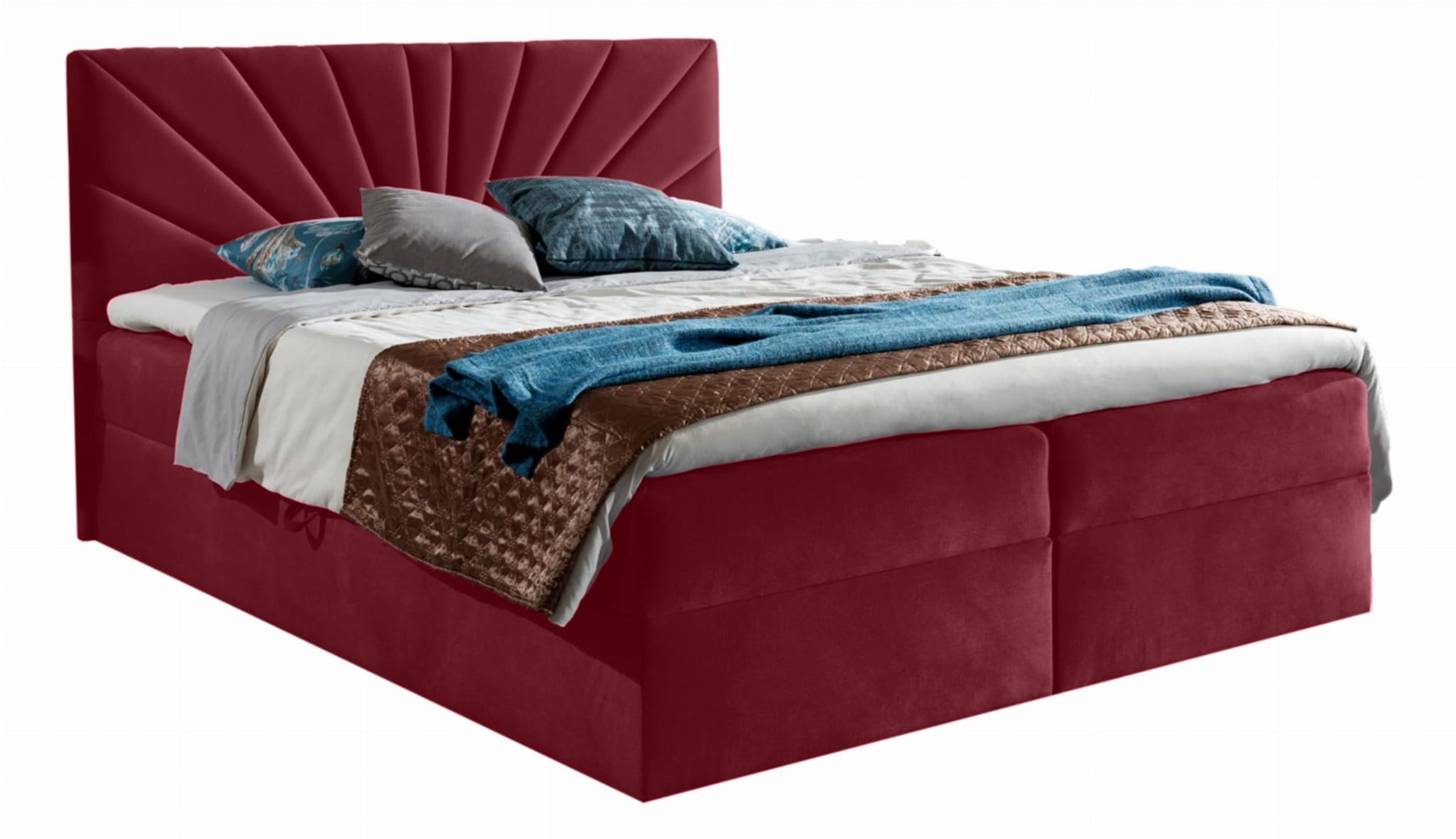 Boxspring Palma Bed - Mediterranean Elegance with Ultimate Comfort