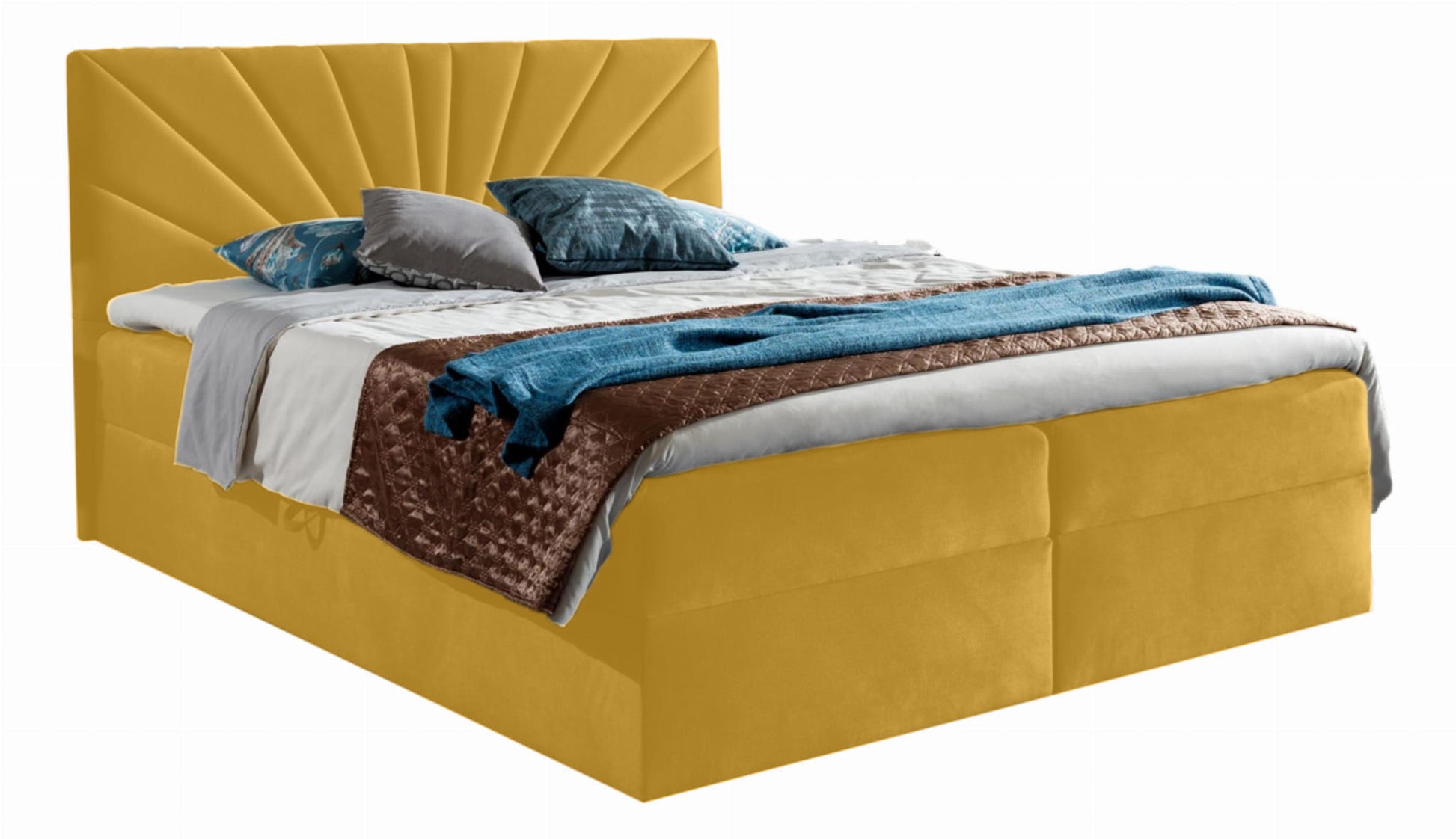 Boxspring Palma Bed - Mediterranean Elegance with Ultimate Comfort