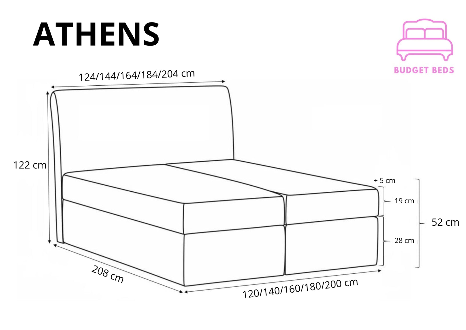 Boxspring Athens - Luxurious Comfort & Elegant Sleep Solutions