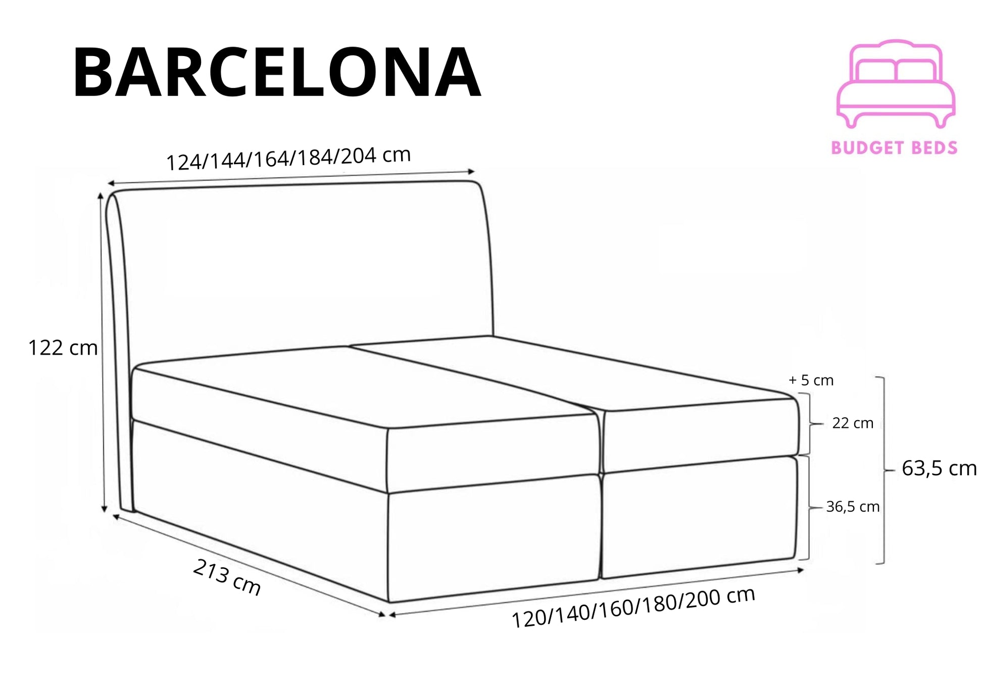 Boxspring Barcelona - Luxurious Comfort & Modern Sleep Designs