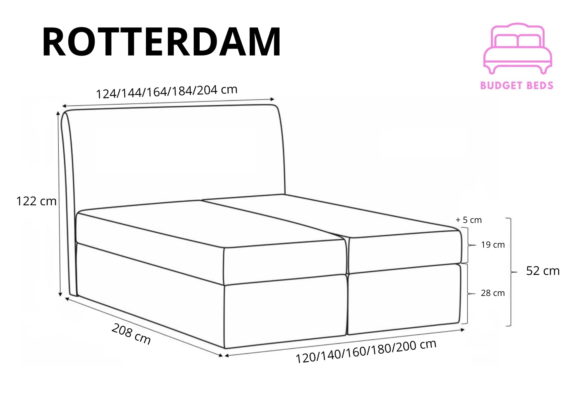 Boxspring Rotterdam - Superior Support & Modern Design