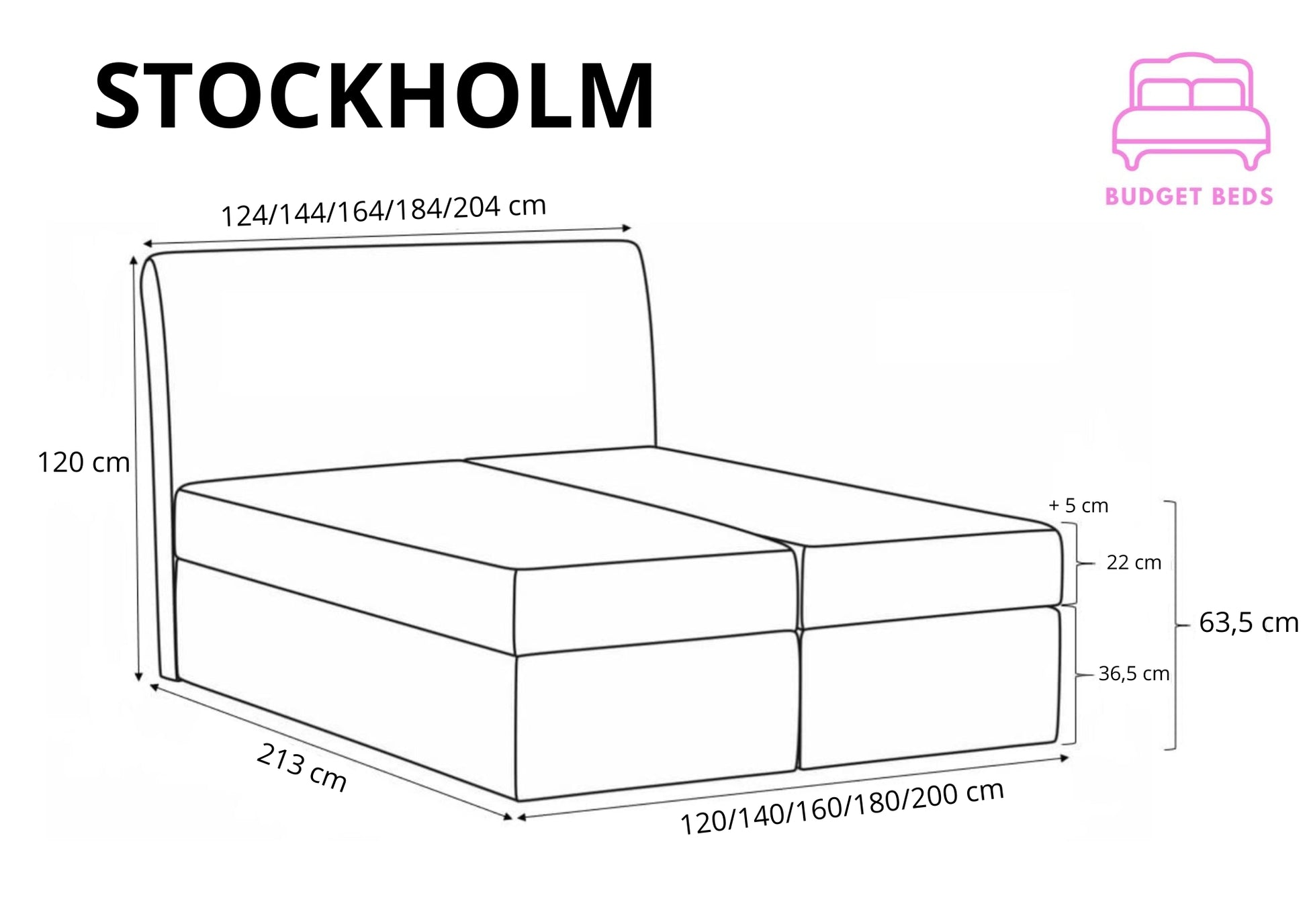 Boxspring Stockholm - Scandinavian Comfort & Sleek Design